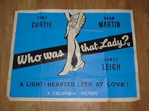 Original UK Quad Movie Poster: Who Was That Lady