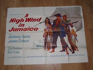 Imagen del vendedor de Original UK Quad Movie Poster: A High Wind in Jamaica a la venta por Dublin Bookbrowsers