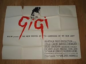 Seller image for UK Quad Movie Poster: GiGi for sale by Dublin Bookbrowsers