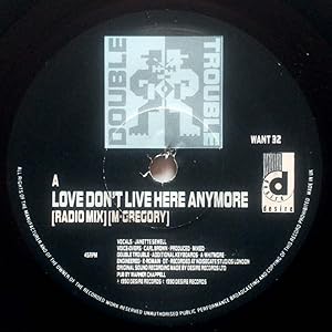 Image du vendeur pour Love Don't Live Here Anymore (Radio Mix) / Do Your Thing (Radio Mix) [7" 45 rpm Single] mis en vente par Kayleighbug Books, IOBA