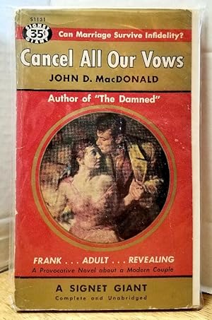 Seller image for CANCEL ALL OUR VOWS for sale by MARIE BOTTINI, BOOKSELLER