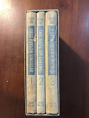 Image du vendeur pour Present Tense First Person Singular (Volume One); The Arts of Living (Volume Two); Portrait of A World (Volume Three) mis en vente par Shadetree Rare Books