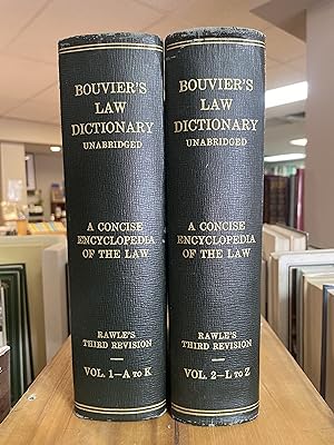 Bild des Verkufers fr BOUVIER'S LAW DICTIONARY : and CONCISE ENCYCLOPEDIA : third revision (being the eighth edition) [2 vols] zum Verkauf von Book Bazaar