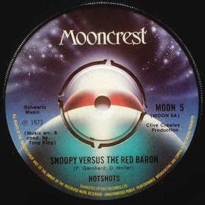 Imagen del vendedor de Snoopy Versus The Red Baron / What Do You Say [7" 45 rpm Single] a la venta por Kayleighbug Books, IOBA