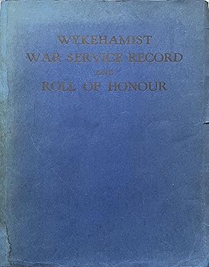 Seller image for Wykehamist War Service Record and Roll of Honour for sale by Object Relations, IOBA