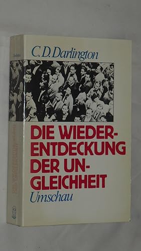 Seller image for Die Wiederentdeckung der Ungleichheit. for sale by Versandantiquariat Ingo Lutter