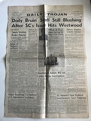 USC Daily Trojan Nov 24, 1958- headline UCLA Prank
