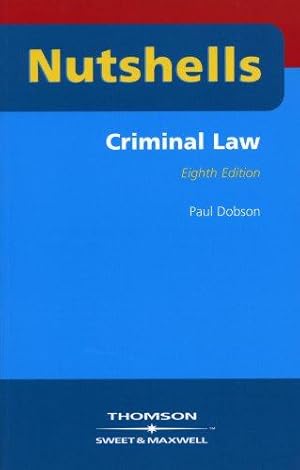 Seller image for Nutshell Criminal Law (Nutshells) for sale by WeBuyBooks