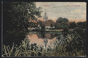 Bild des Verkufers fr Ansichtskarte Diepholz, Blick auf die Kirche zum Verkauf von Bartko-Reher