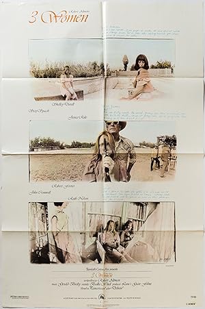 Imagen del vendedor de [Movie Poster]: Robert Altman's 3 Women a la venta por Between the Covers-Rare Books, Inc. ABAA