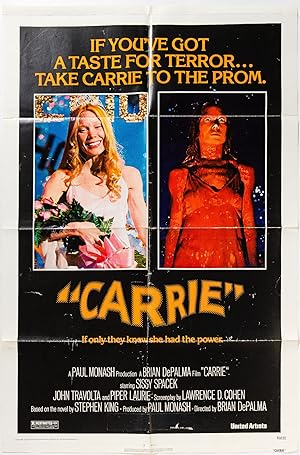Imagen del vendedor de [Movie Poster]: Carrie a la venta por Between the Covers-Rare Books, Inc. ABAA