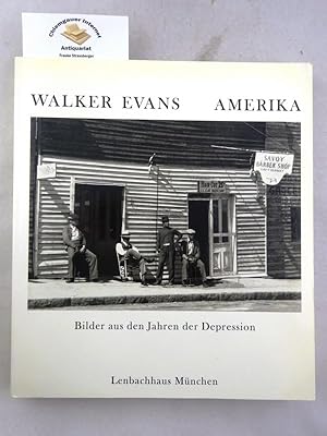 Bild des Verkufers fr Walker Evans - Amerika : Bilder aus den Jahren der Depression ; [anlsslich der Ausstellung "Walker Evans - Amerika", die vom 15. August bis 15. Oktober 1990 in der Stdtischen Galerie im Lenbachhaus Mnchen gezeigt wird]. Hrsg. von Michael Brix und Birgit Mayer. Mit e. Vorwort von Armin Zweite und Texten von Michael Brix u.a. zum Verkauf von Chiemgauer Internet Antiquariat GbR