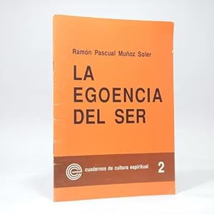 Imagen del vendedor de La Egoencia Del Ser Ramn P Muoz Cultura Espiritual Ee6 a la venta por Libros librones libritos y librazos