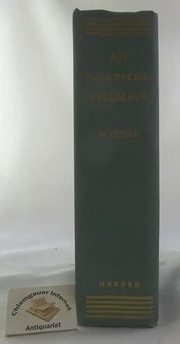 Seller image for An American Dilemma: The Negro Problem and Modern Democracy. With a foreword by F.W. Keppel. for sale by Chiemgauer Internet Antiquariat GbR
