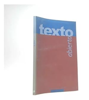 Seller image for Texto Abierto #5 Otoo 2004 Bf5 for sale by Libros librones libritos y librazos