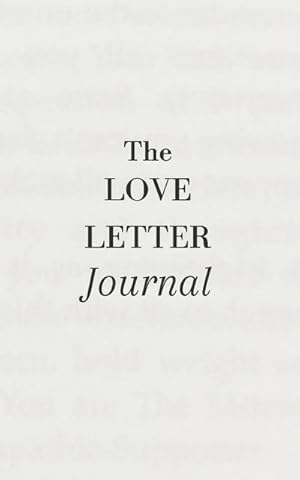 Immagine del venditore per The Love Letter Journal venduto da AHA-BUCH GmbH