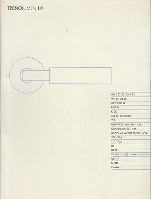 TECNOLUMEN 1.0. Katalog und Preisliste. Gütig ab 1.3.1993 bis 30.1.1994.