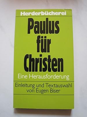 Seller image for Paulus fr Christen. Eine Herausforderung. for sale by Gabis Bcherlager