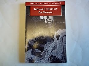 Imagen del vendedor de On Murder (Oxford World's Classics) a la venta por Carmarthenshire Rare Books