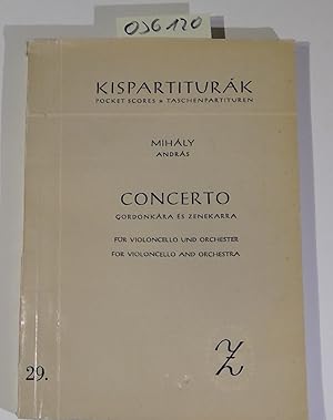 Concerto für Violoncello und Orchester - for Violoncello and Orchestra - Taschenpartitur