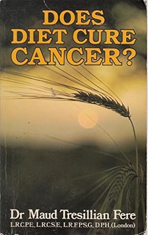 Seller image for Does Diet Cure Cancer? for sale by WeBuyBooks 2