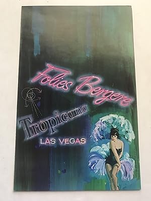 FOLIES BERGERE Hotel Tropicana Las Vegas 1963 4 page program