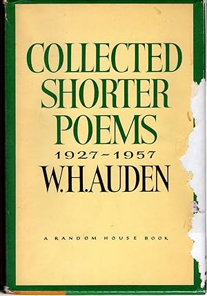 Seller image for Collected Shorter Poems 1927-1957 by W.H. Auden for sale by Dorley House Books, Inc.