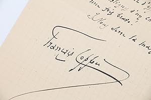 Lettre autographe signée à Henri Lavedan à propos de son dernier ouvrage "Petites Fêtes"
