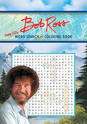 Bild des Verkufers fr Bob Ross Word Search and Coloring Book (Coloring Book & Word Search) zum Verkauf von ZBK Books