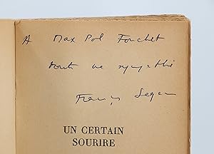 Image du vendeur pour Un certain sourire mis en vente par Librairie Le Feu Follet