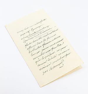 Lettre autographe de Voltaire, enrichie de son paraphe, adressée à son éditeur genevois Gabriel C...