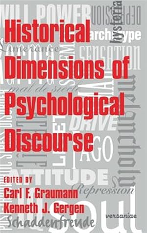 Bild des Verkufers fr Historical Dimensions of Psychological Discourse zum Verkauf von GreatBookPrices