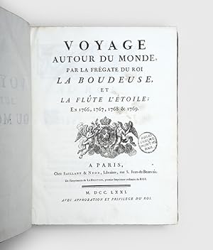 Bild des Verkufers fr Voyage Autour du Monde, par la Frgate du roi La Boudeuse, et la Flte L'toile; en 1766, 1767, 1768 & 1769. zum Verkauf von Peter Harrington.  ABA/ ILAB.