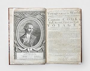 Seller image for A New, Authentic, and Complete Collection of Voyages Round the World, Undertaken and Performed by Royal Authority. Containing a New, Authentic, Entertaining, Instructive, Full and Complete History of Captain Cook's First, Second, Third and Last Voyages. The Whole of these Voyages of Capt. James Cook, &c. being Newly written by the Editors from the Authentic Journals of Several Principal Officers and other Gentlemen of the most Distinguished Naval and Philosophical Abilities, who sailed in the Various Ships, and now publishing under the Immediate Direction of. Assisted, Very Materially, by a Principal Officer who sailed in the Resolution Sloop, and by Many Other Gentlemen of the Royal Navy. for sale by Peter Harrington.  ABA/ ILAB.