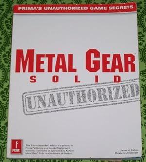 Bild des Verkufers fr Metal Gear Solid (Prima's Unauthorized Game Secrets) zum Verkauf von ZBK Books