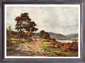 Taynuilt in Argyll and Bute, Scotland,Vintage Watercolor Print