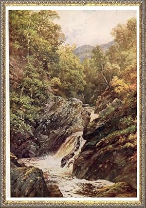 Glenfinlas in the Scottish Highlands,near Balquhidder,Vintage Watercolor Print