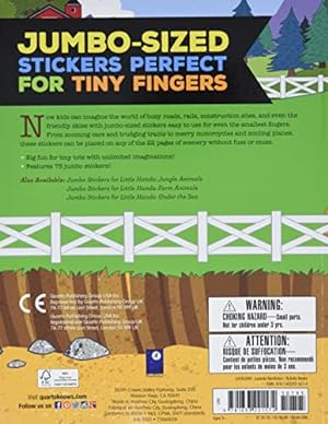 Seller image for Jumbo Stickers for Little Hands: Things That Go: Includes 75 Stickers for sale by ZBK Books