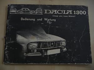 - Dacia 1300. Bedienung und Wartung. Wartungsheft