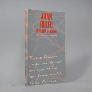 Seller image for Antologa Personal Juan Rulfo 1980 for sale by Libros librones libritos y librazos