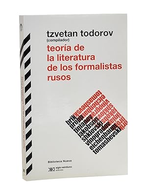 Imagen del vendedor de TEORA DE LA LITERATURA DE LOS FORMALISTAS RUSOS a la venta por Librera Monogatari