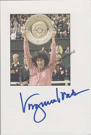 Bild des Verkufers fr Original Autogramm Virginia Wade Tennis /// Autograph signiert signed signee zum Verkauf von Antiquariat im Kaiserviertel | Wimbauer Buchversand
