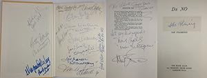 Immagine del venditore per Dr. No With tipped in author's signature together with a collection of 12 signatures from members of the film cast and 3 others connected with the film flat signed venduto da Rainford & Parris Books - PBFA