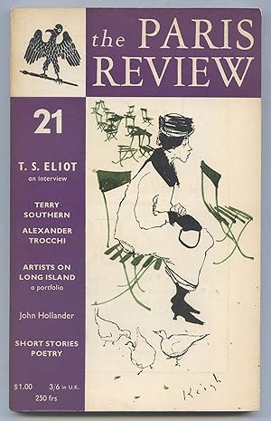Bild des Verkufers fr The Paris Review - Number 21, Spring / Summer 1959 zum Verkauf von Between the Covers-Rare Books, Inc. ABAA