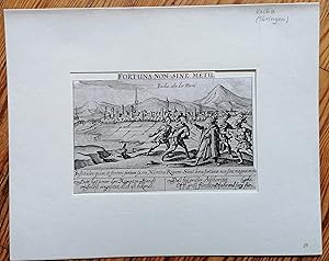 Bild des Verkufers fr Vacha Thringen - Original Engraving Daniel Meisner Thesaurus Philopoliticus - 1630 zum Verkauf von raremapexchange