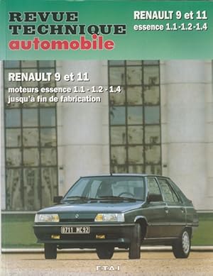 Revue Technique Automobile Renault 9 et 11 essence 1.1 1.2 1.4 avec Complément Étude Carrosserie