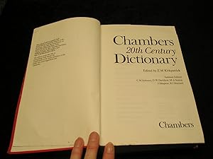Seller image for Chambers 20th Century Dictionary for sale by Yare Books