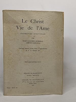 Seller image for Le chist vie de l'ame for sale by crealivres