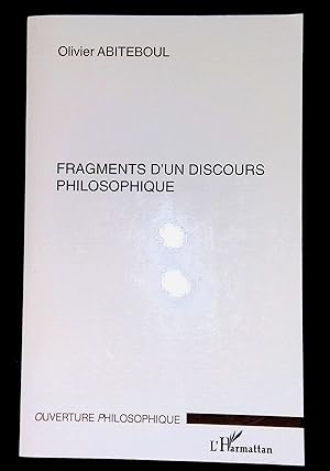 Imagen del vendedor de Fragments d'un discours philosophique a la venta por LibrairieLaLettre2