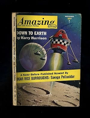 Immagine del venditore per AMAZING STORIES FACT and SCIENCE FICTION - Vol. 37, No. 11 November 1963 (Including the first publication of the Philip K. Dick short story "What'll We Do With Ragland Park?") venduto da Orlando Booksellers